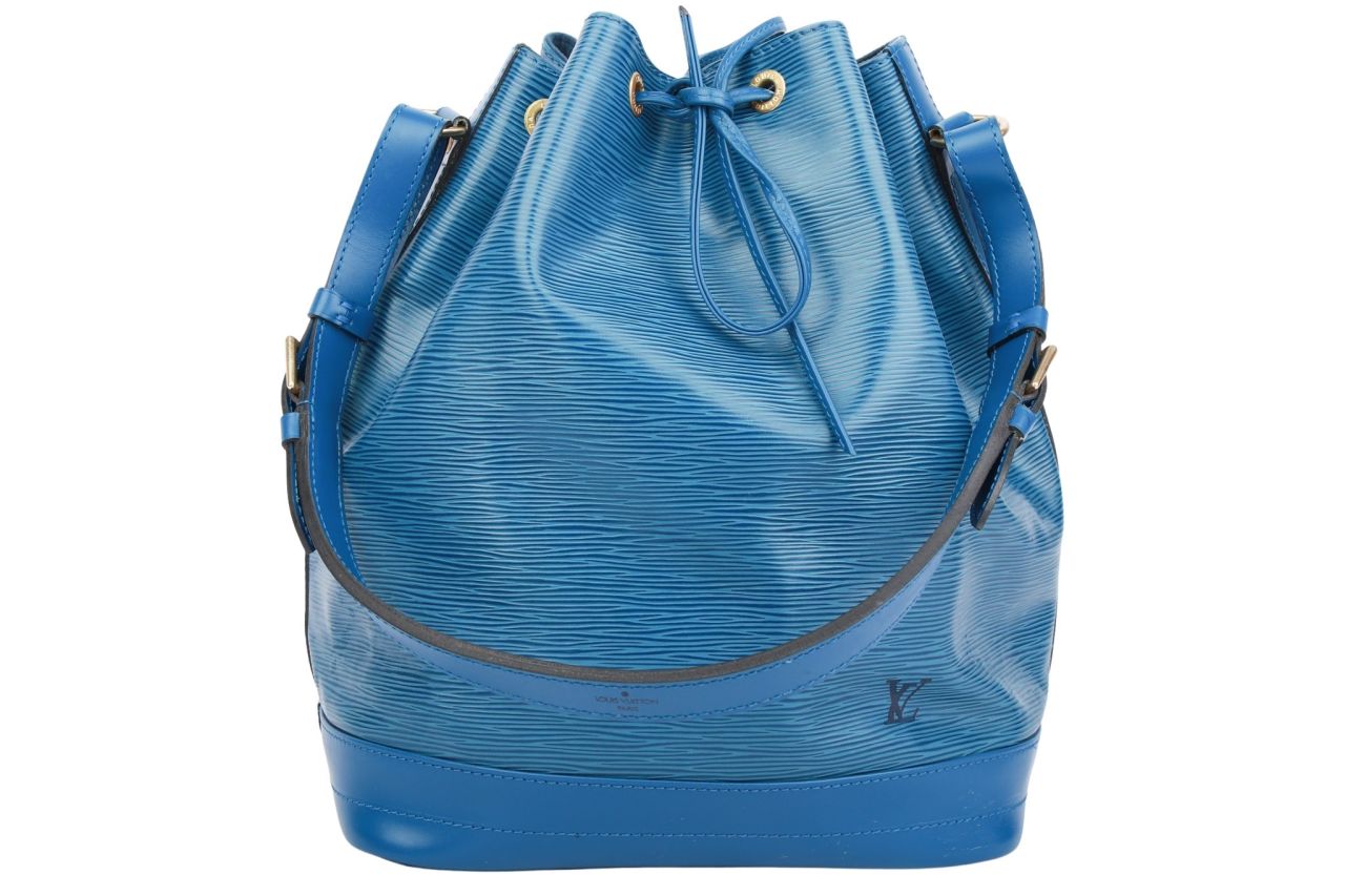 Louis Vuitton Sac Noé Grand Epi Leder Blau