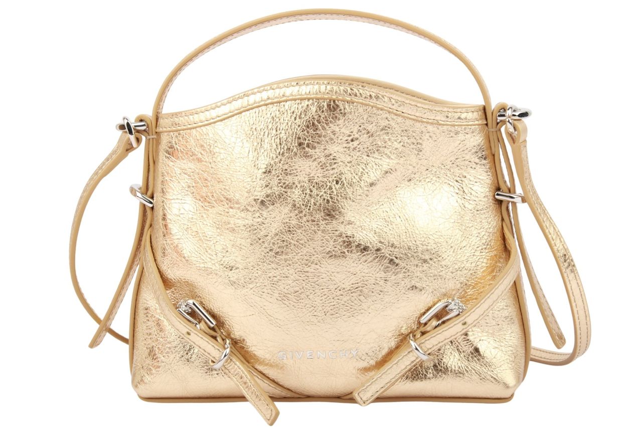 Givenchy Nano Voyou Tote Bag Metallic Gold
