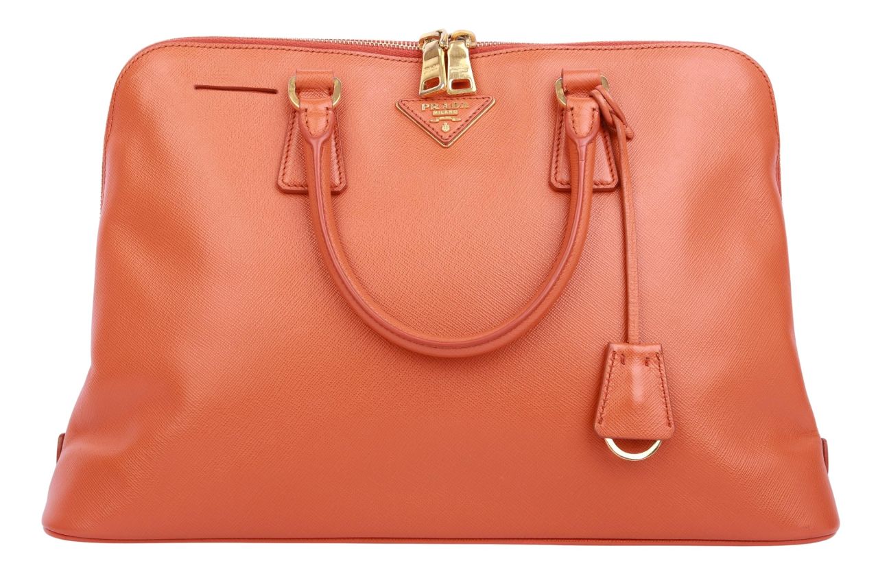 Prada Galeria Saffiano Large Orange