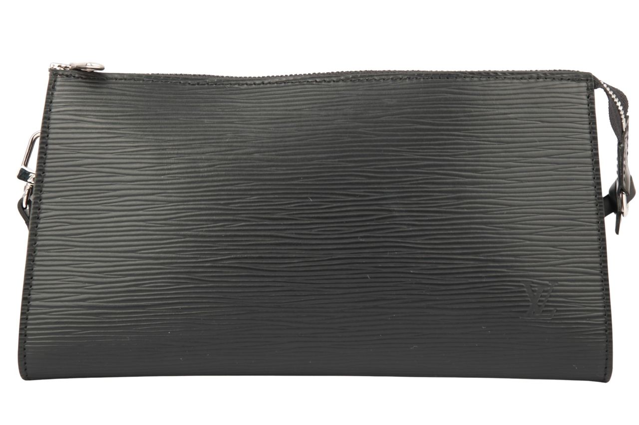 Louis Vuitton Pochette Epi Leder Schwarz