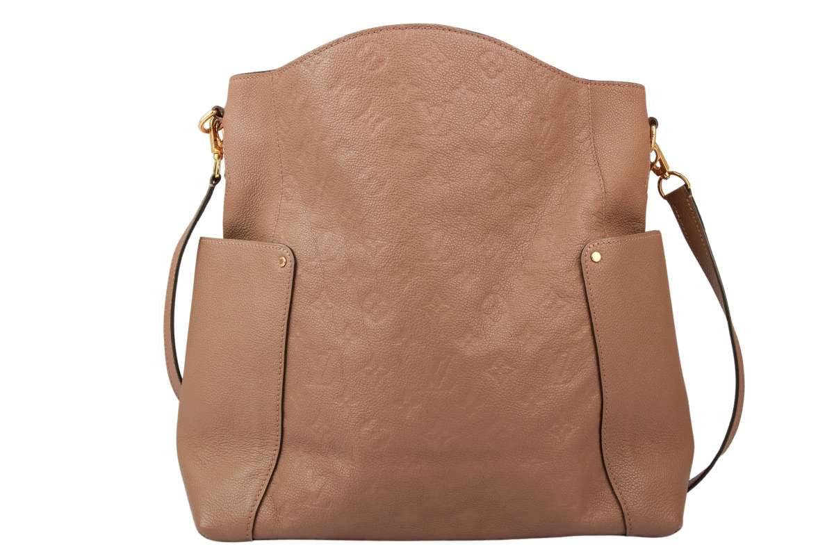 Louis Vuitton Bagatelle Monogram Empreinte Taupe | Luxussachen.com