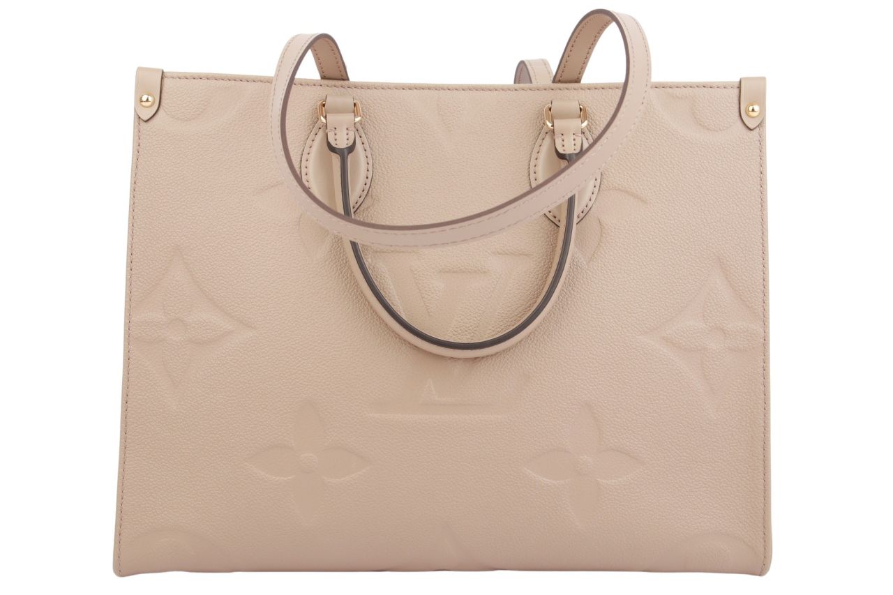 Louis Vuitton Onthego MM Monogram Empreinte Taupe