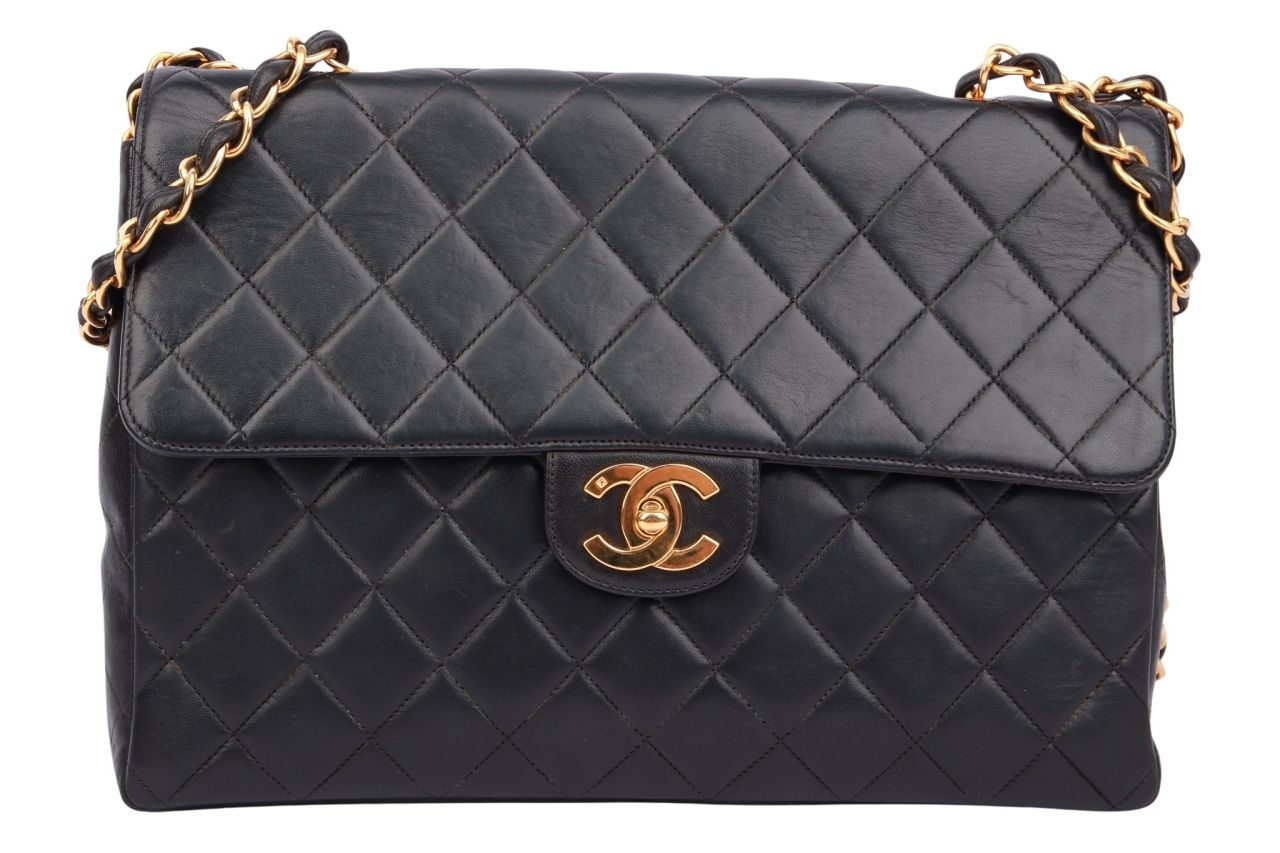 Chanel Timeless Jumbo Single Flap Bag Schwarz