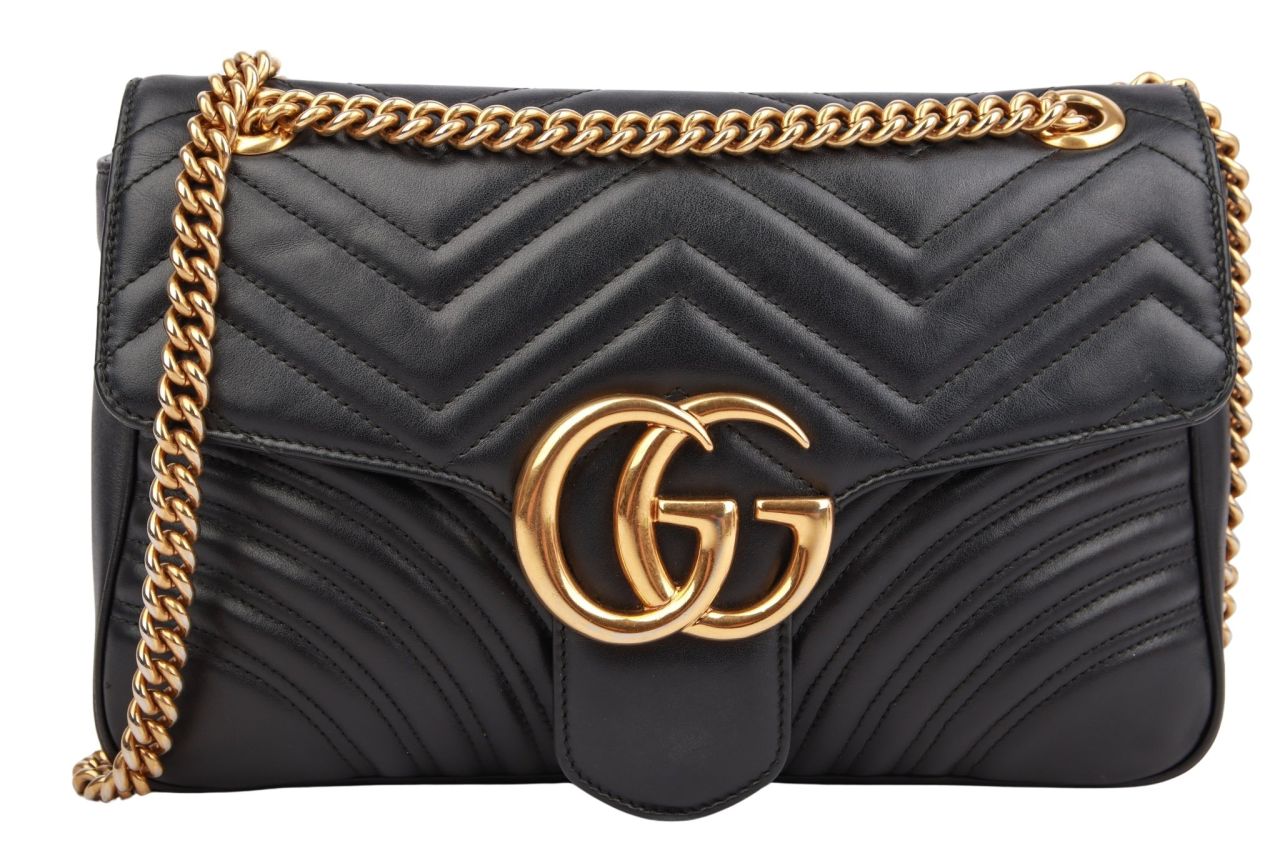Gucci Marmont Medium Schwarz
