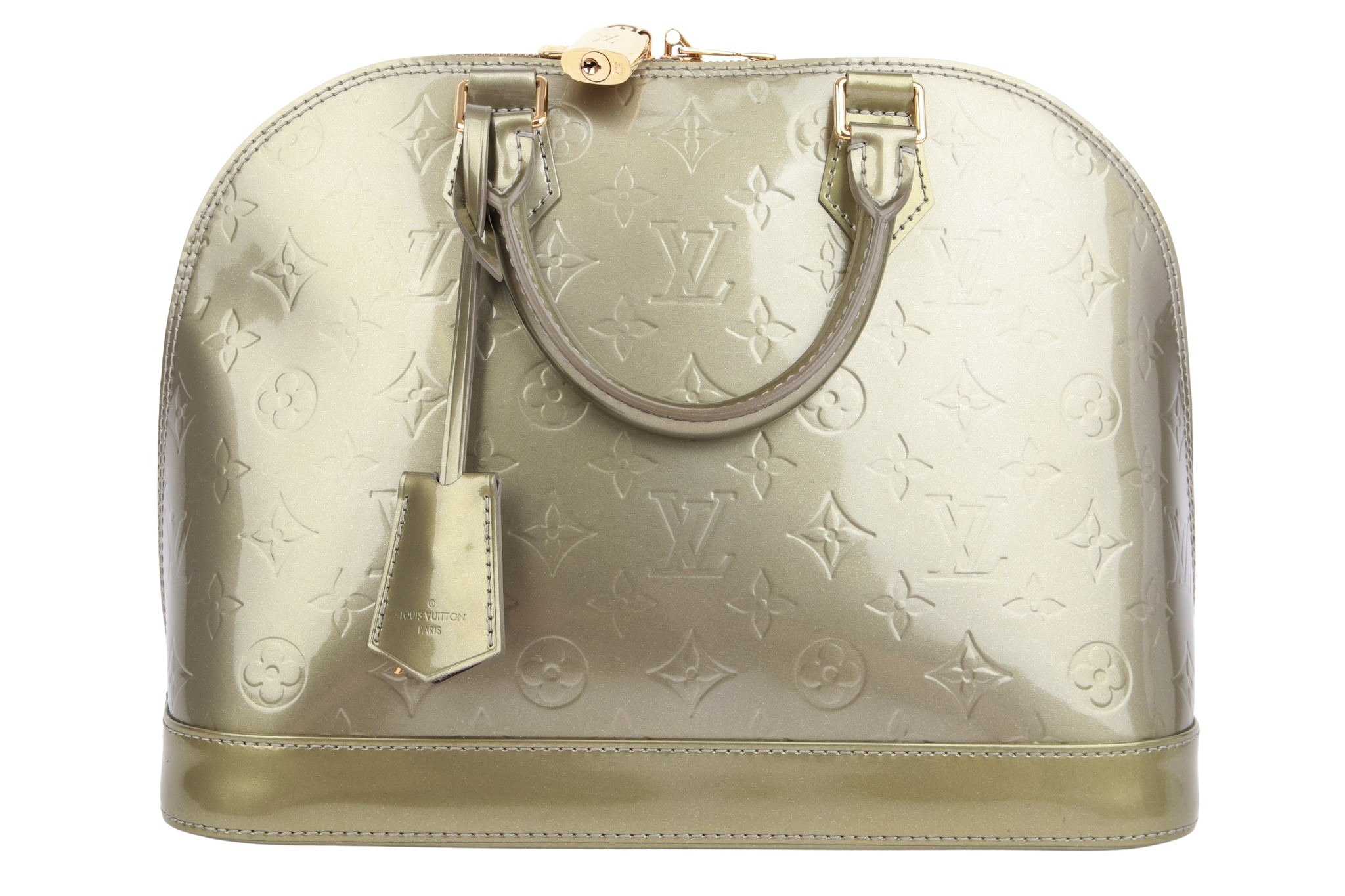 Louis Vuitton Alma Monogram Vernis Khaki
