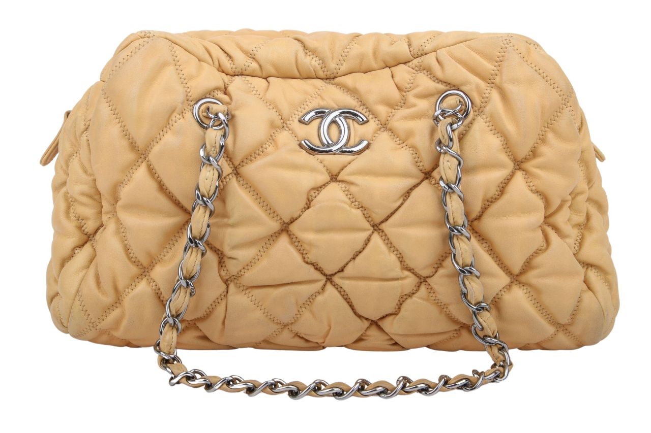 Chanel Handtasche CC gesteppt Beige