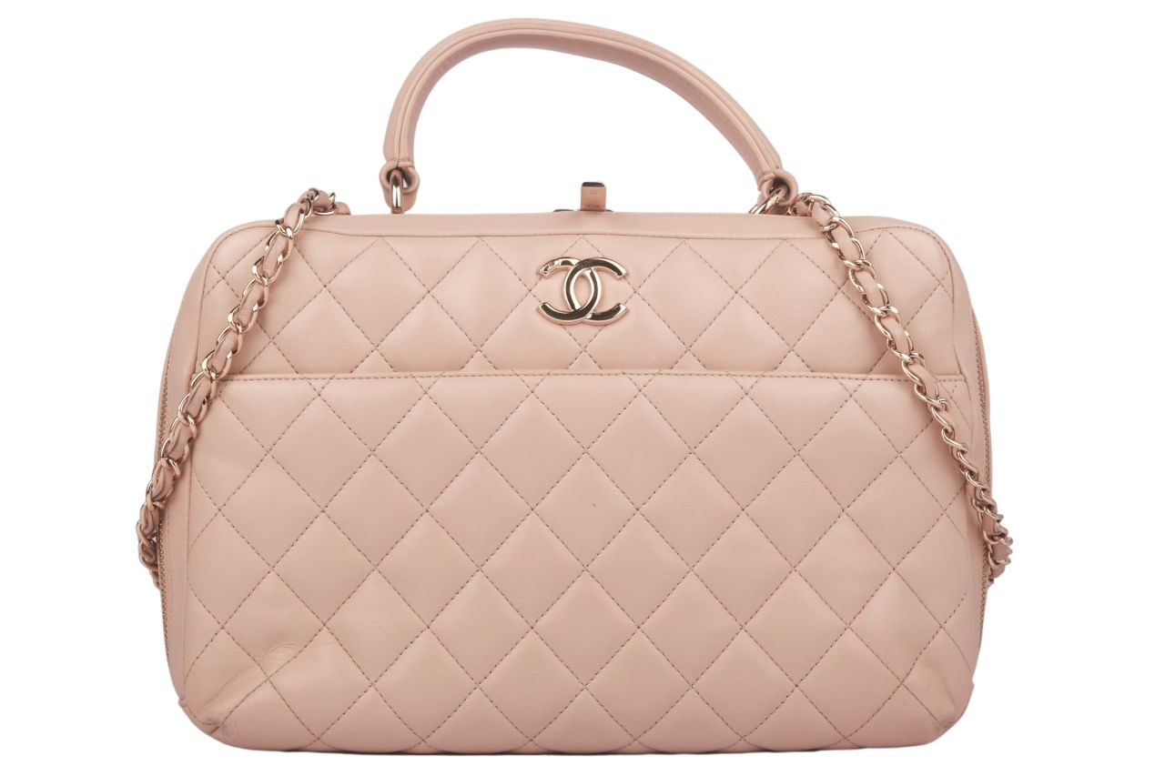 Chanel Trendy CC Bowler Bag in Beige