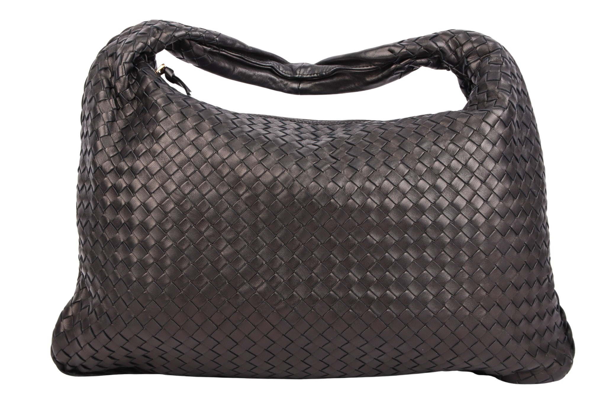 Bottega Veneta Hobo Bag Nappaleder Schwarz