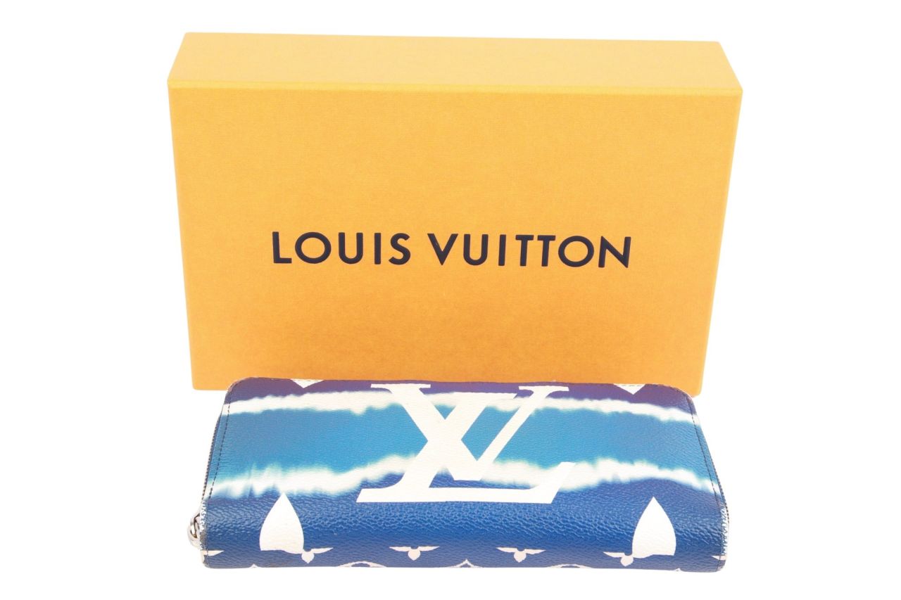 Louis Vuitton Zippy Portemonnaie LV-Escale Blau