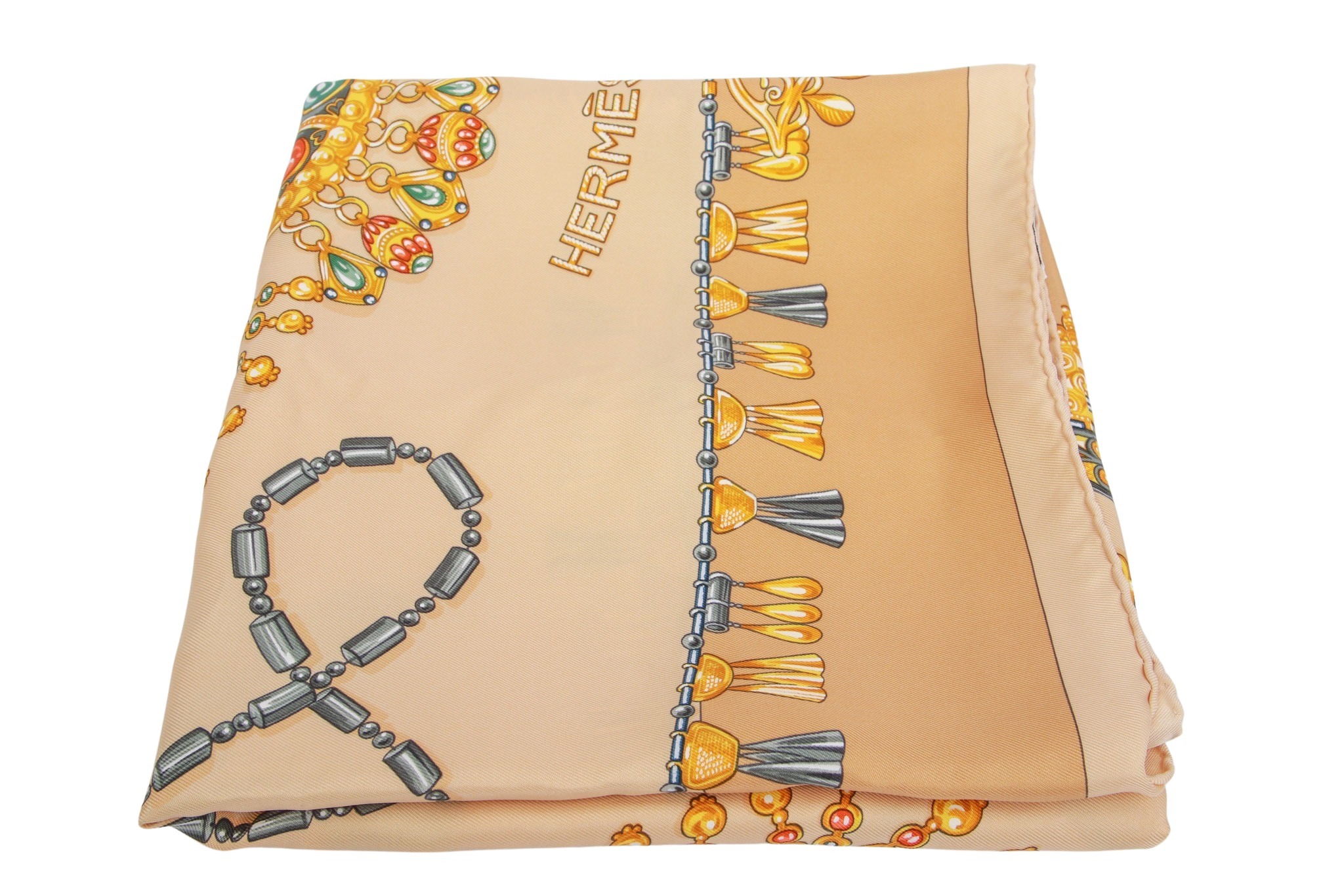 Hermès Carré "Parures Des Sables" Seide 90 x 90 cm