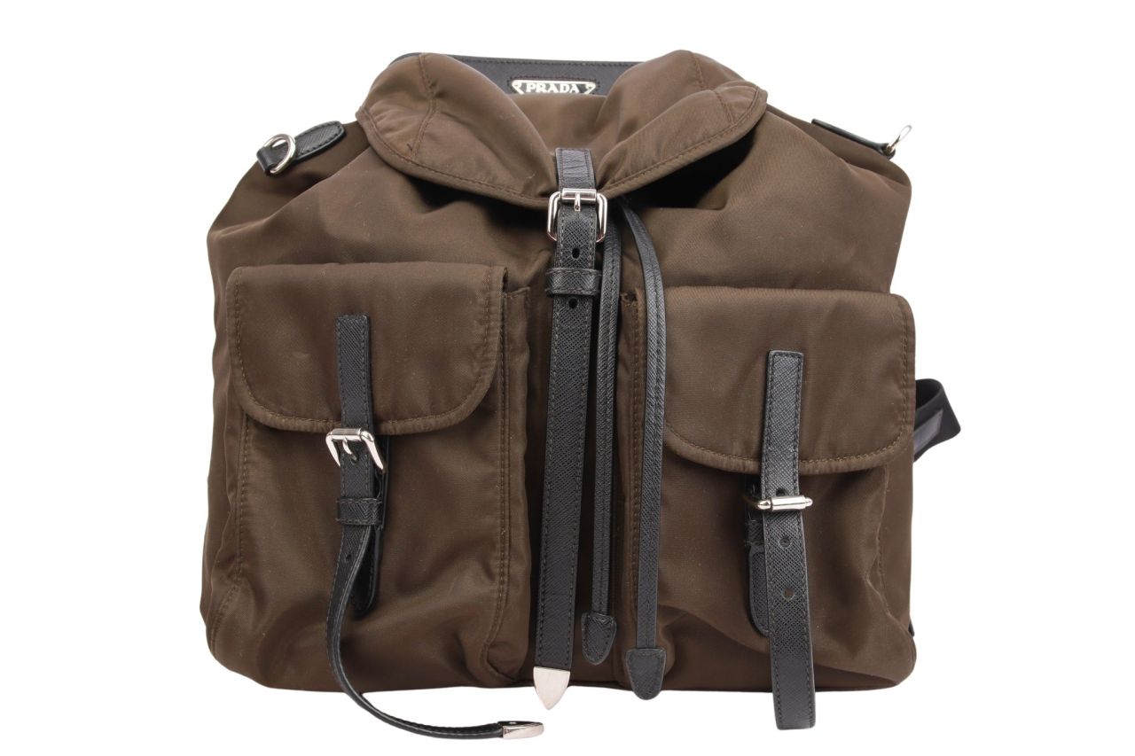 Prada Re-Edition Backpack Re-Nylon Olivgrün