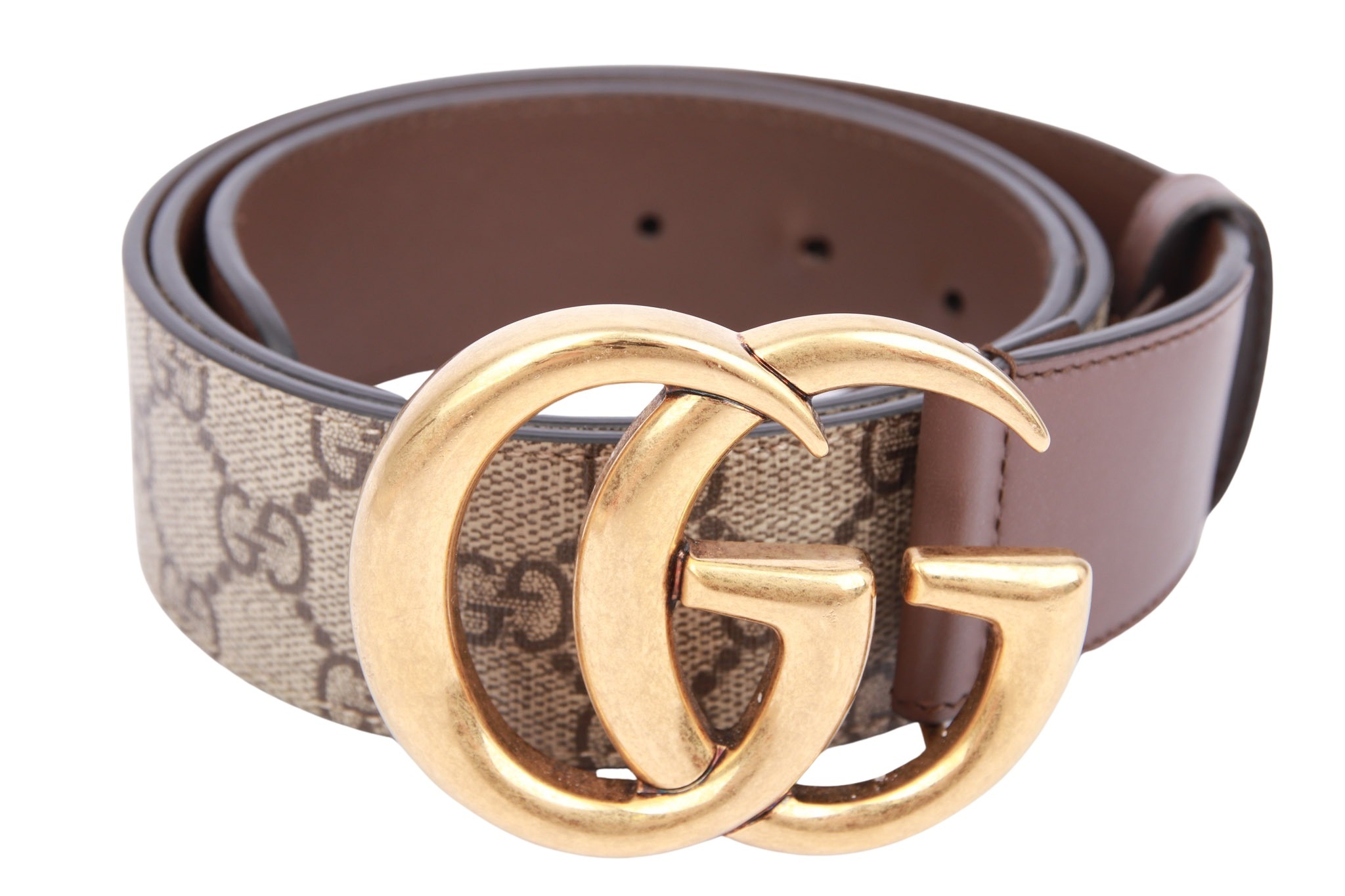 Gucci Gürtel GG Supreme Braun Gr. 90