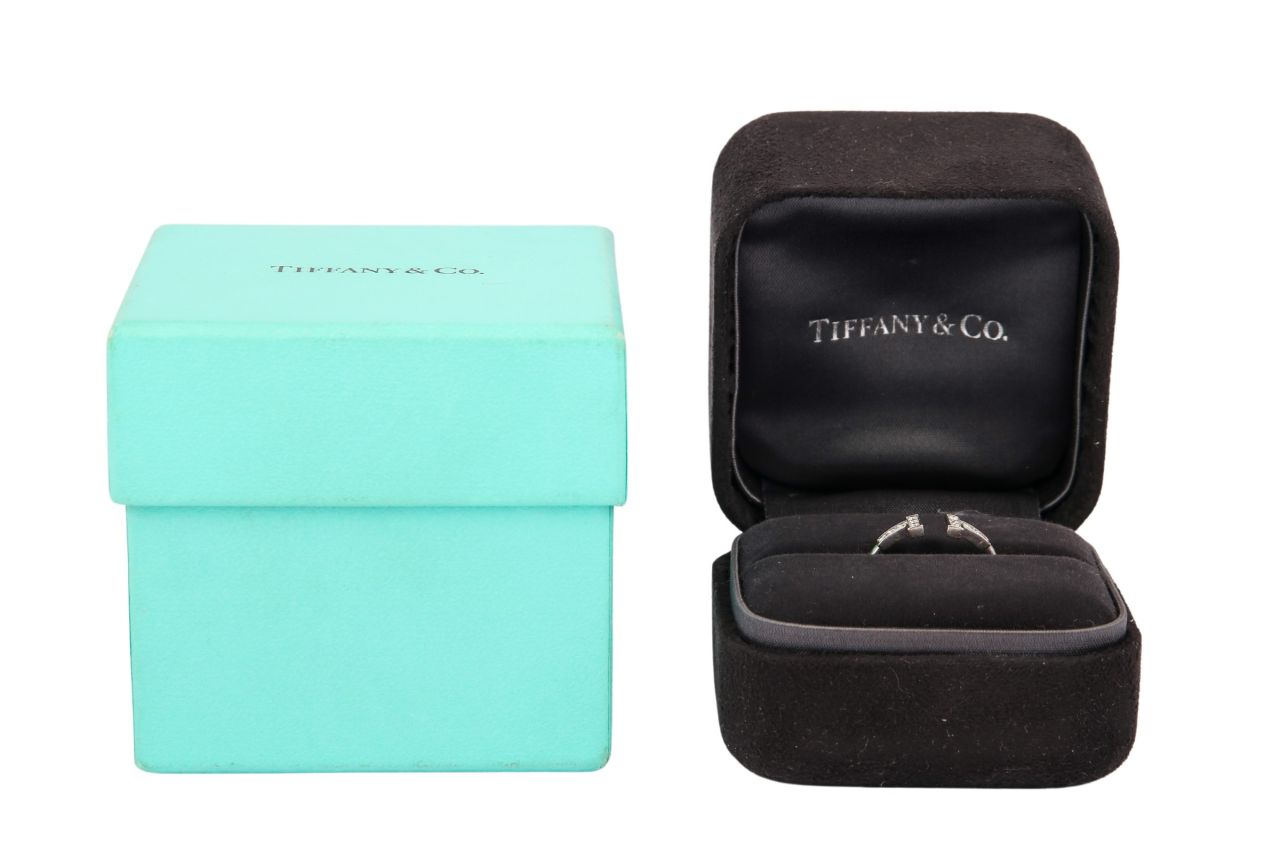 Tiffany & Co. Wire Ring mit Diamanten Gr. 53