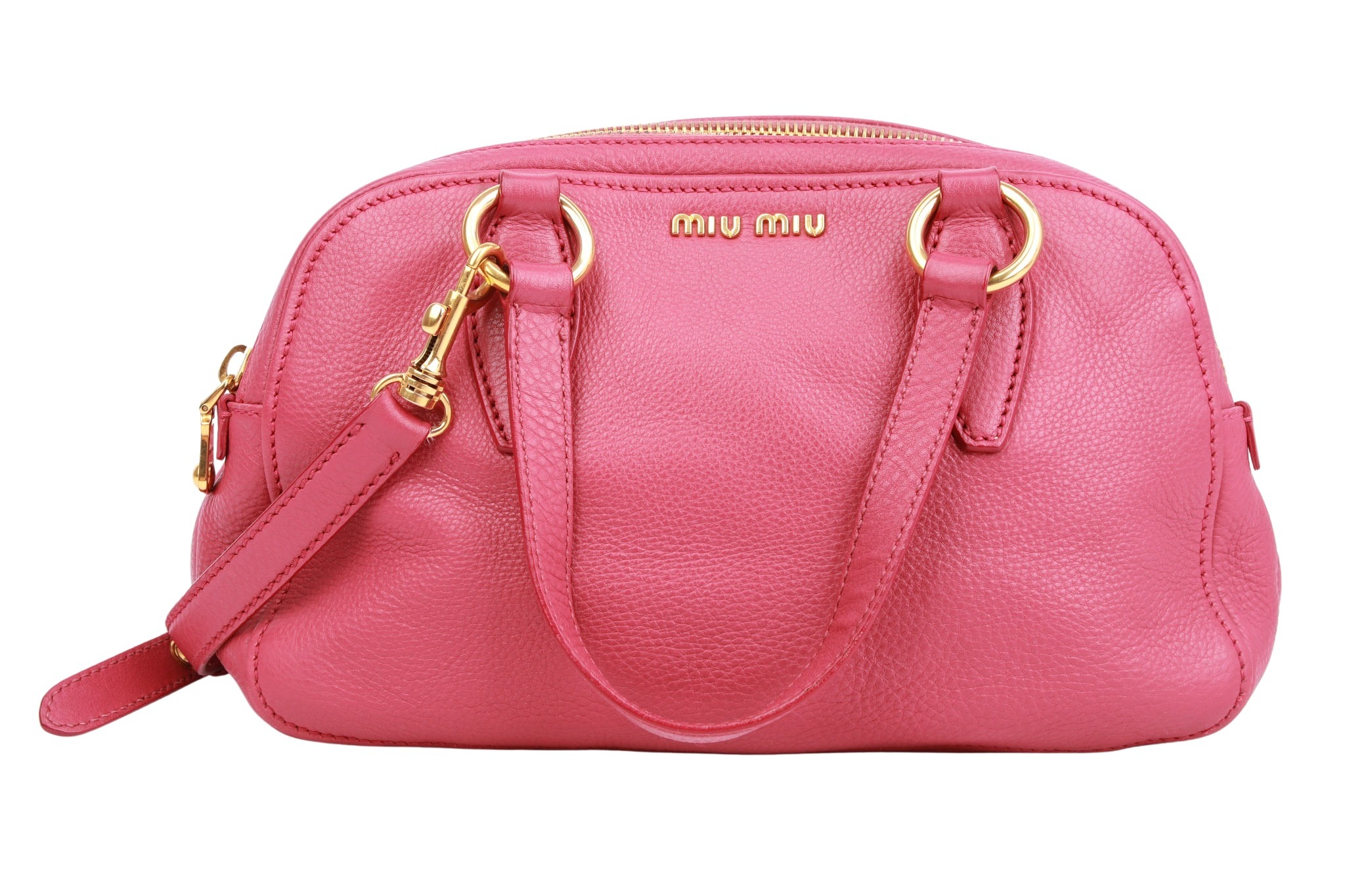 Miu Miu Handbag Leder Pink