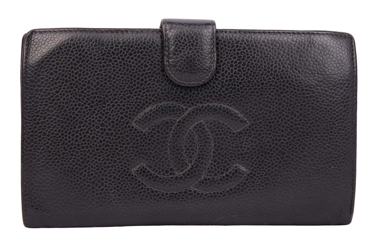 Chanel CC Portemonnaie Schwarz