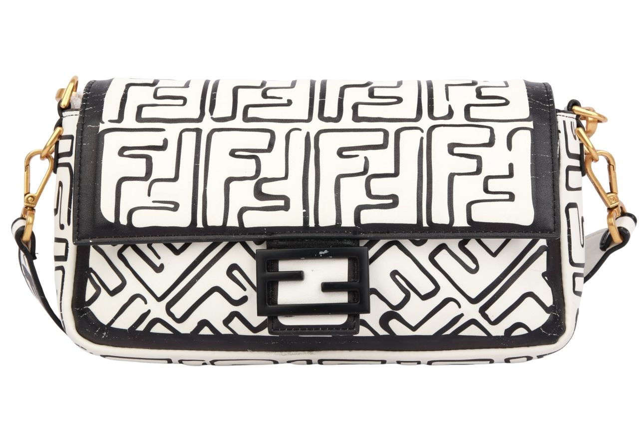 Fendi Zucca Joshua Vides Baguette Bag
