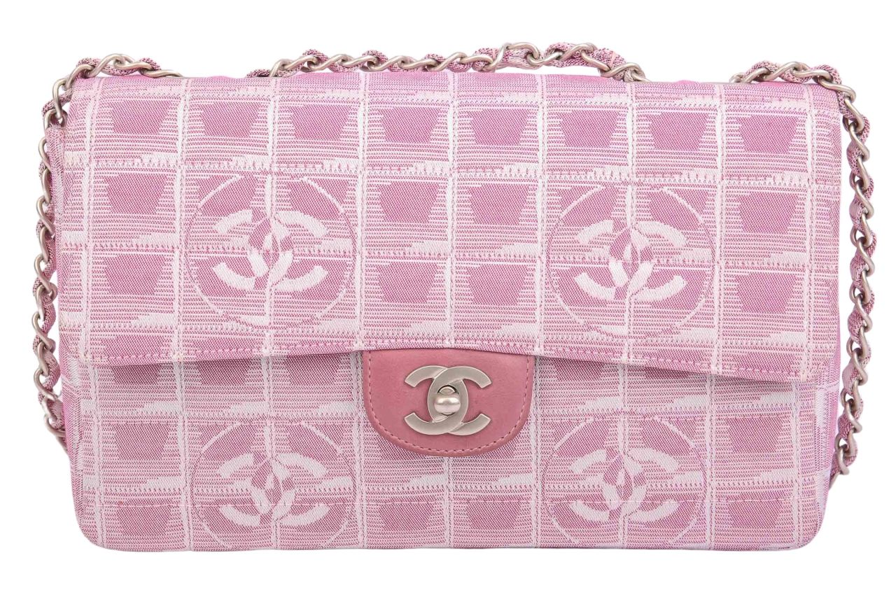 Chanel Travel Line CC Flap Bag Medium Rosé