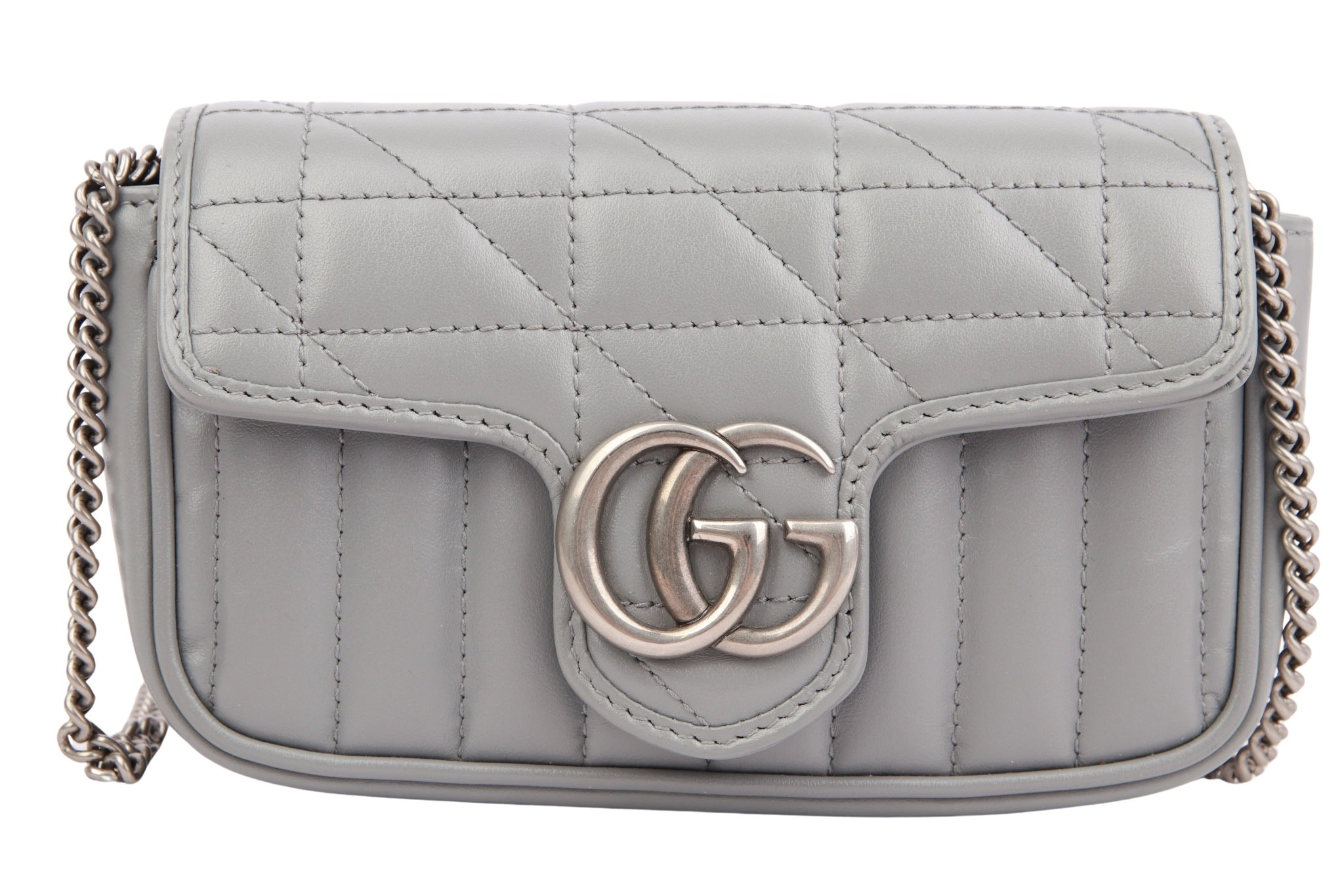 Gucci GG Marmont Mini Grau