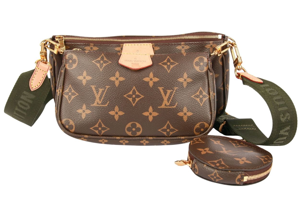 Louis Vuitton Multi Pochette Monogram Canvas Khaki
