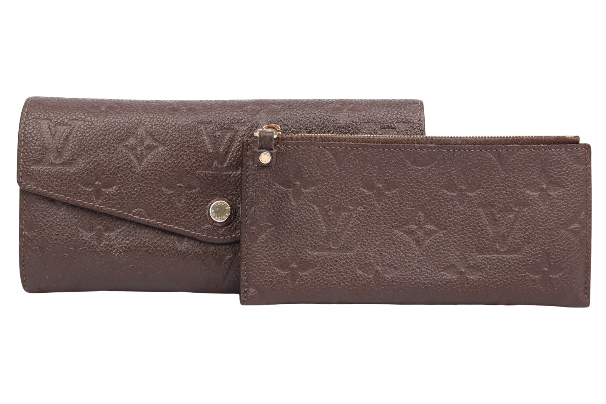 Louis Vuitton Sarah Geldbörse Empreinte Monogram Braun
