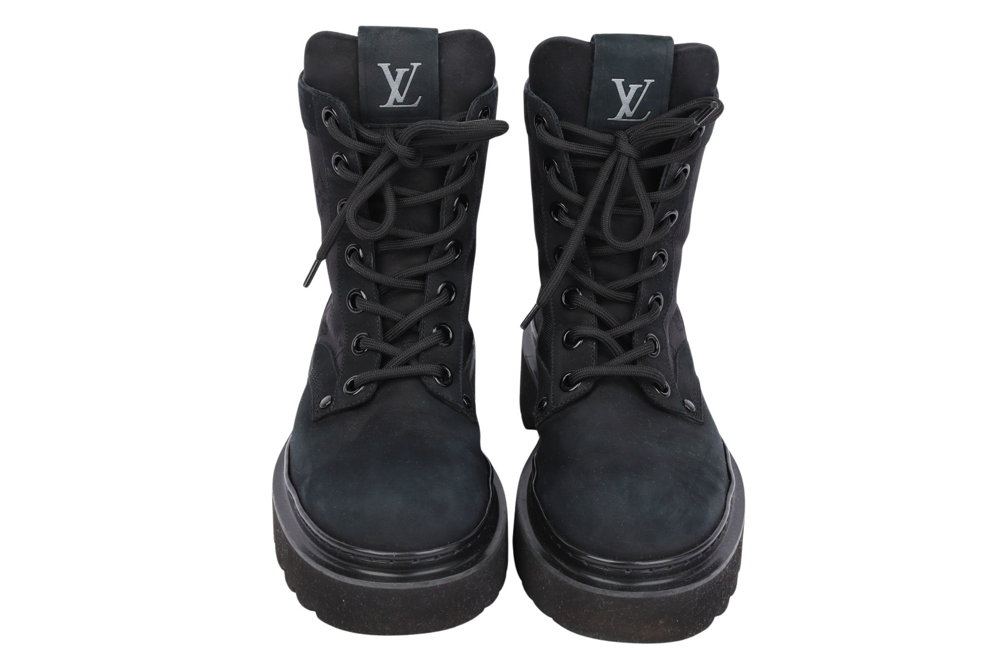 Louis Vuitton Ranger Boots Monogram Schwarz Gr. 40,5
