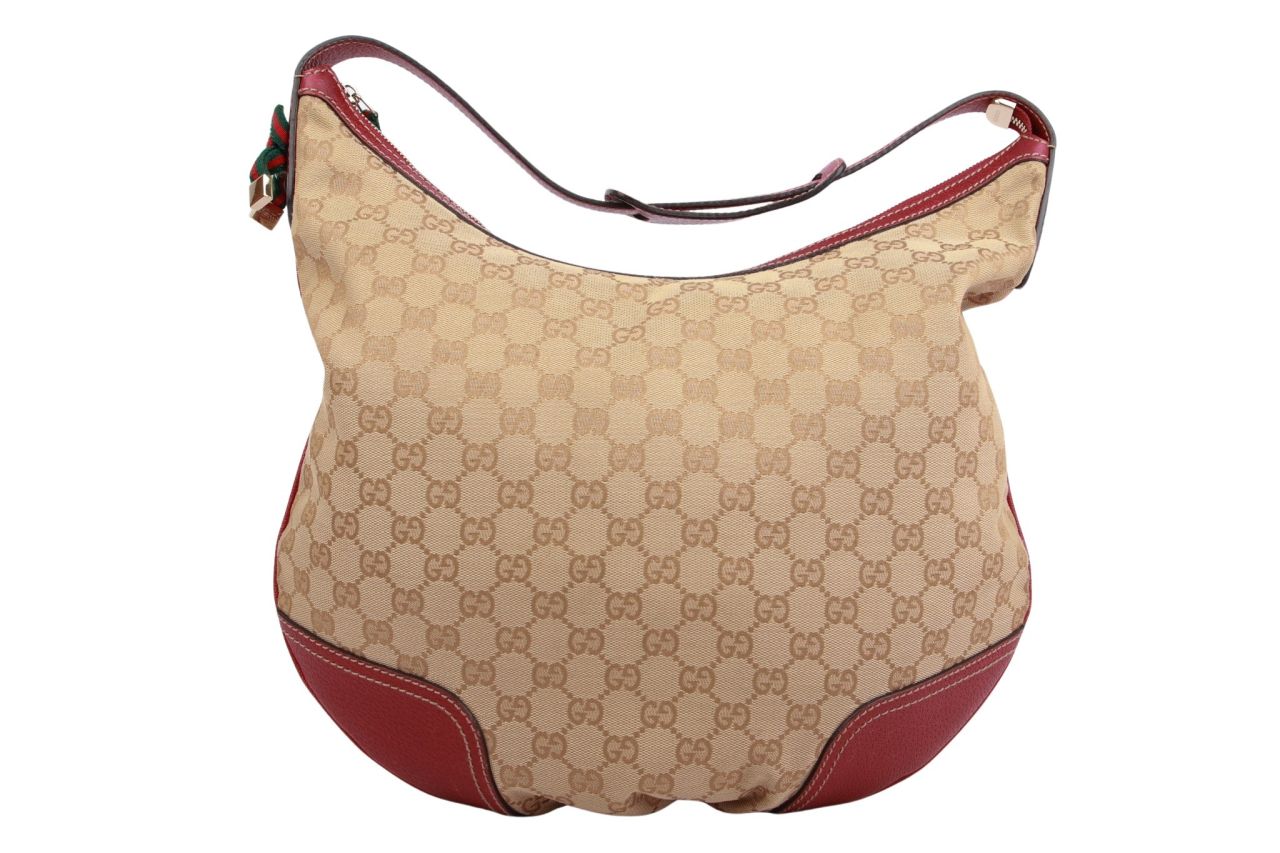 Gucci Hobo Bag Guccissima Canvas Braun