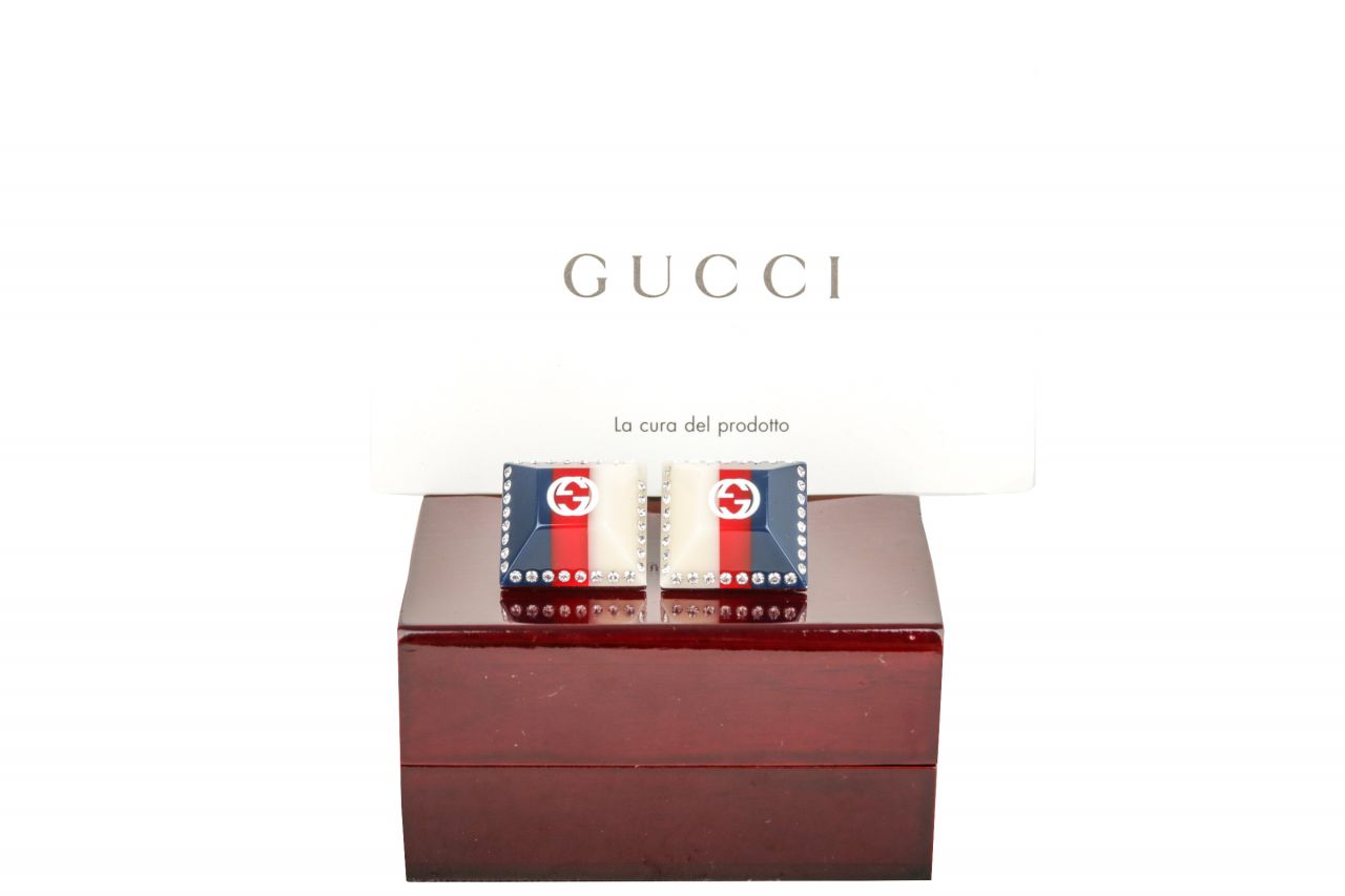 Gucci Ohrringe mit Steinen