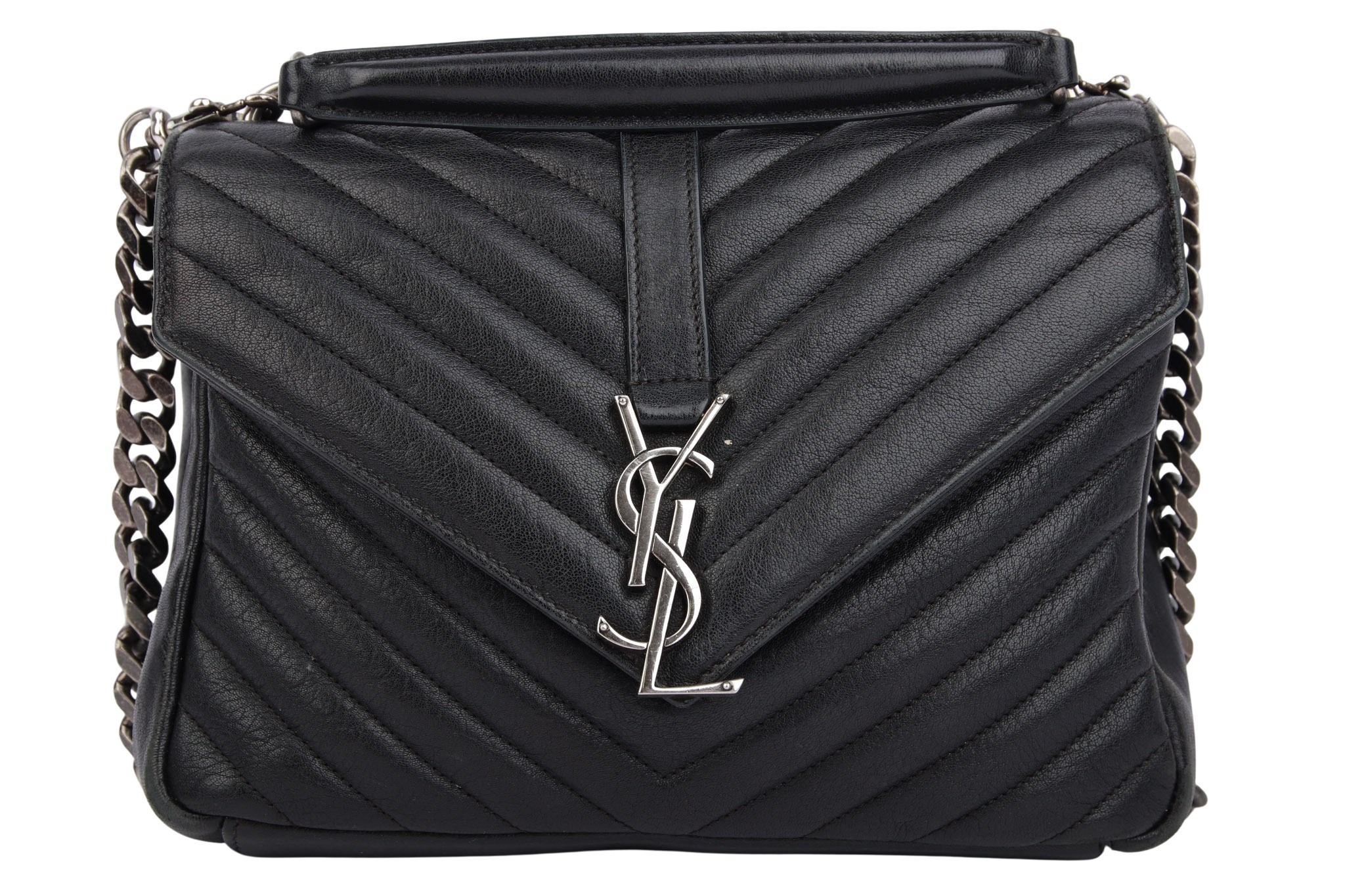 Saint Laurent College Medium Black