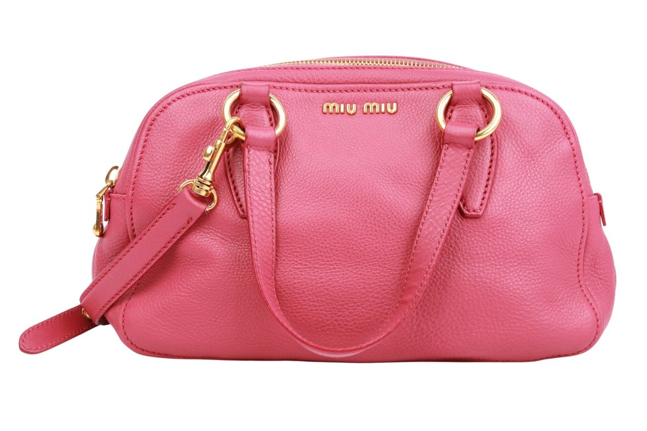 Miu Miu Handbag Leder Pink