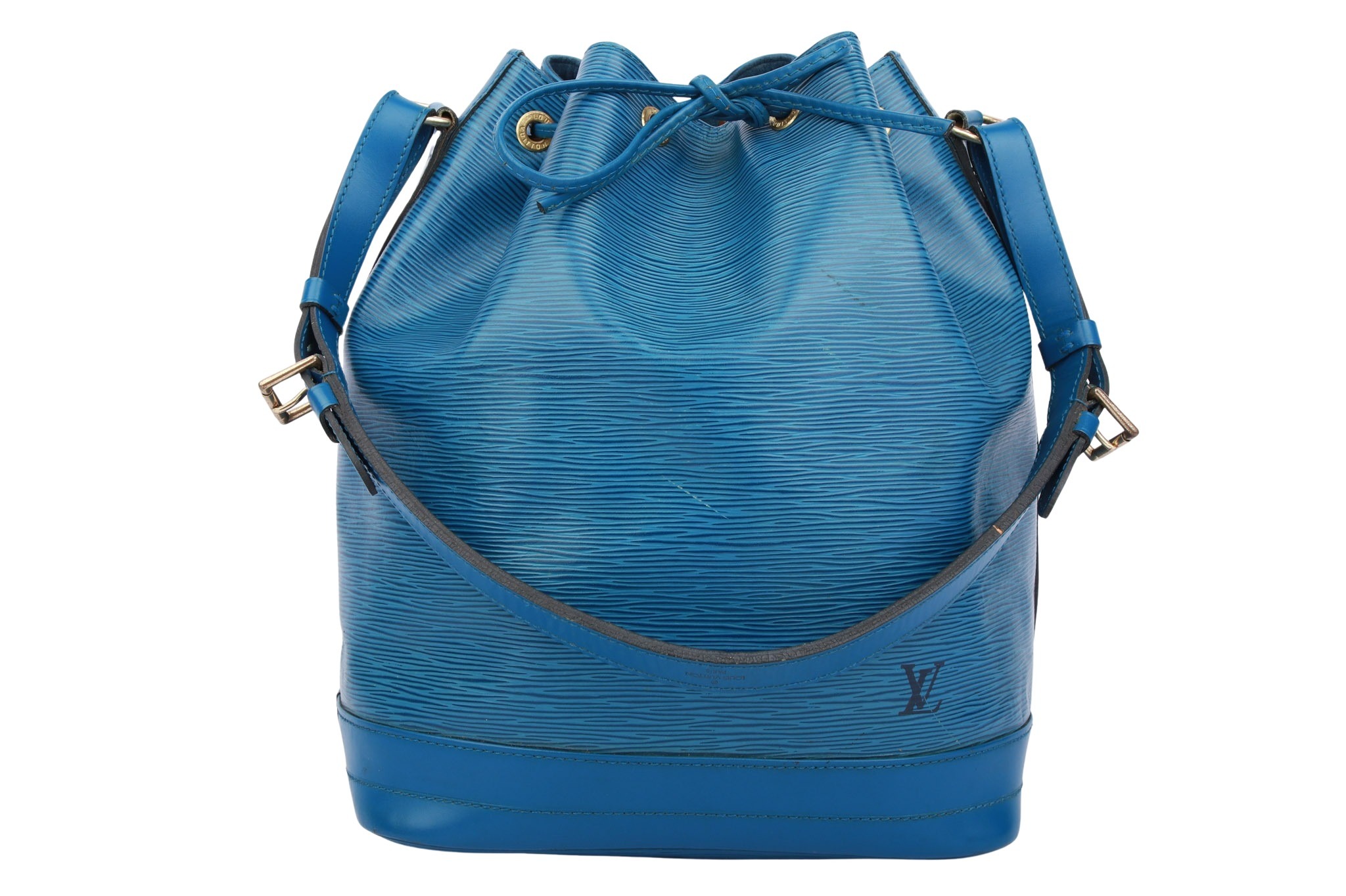 Louis Vuitton Sac Noé Grand Epi Leder Blau