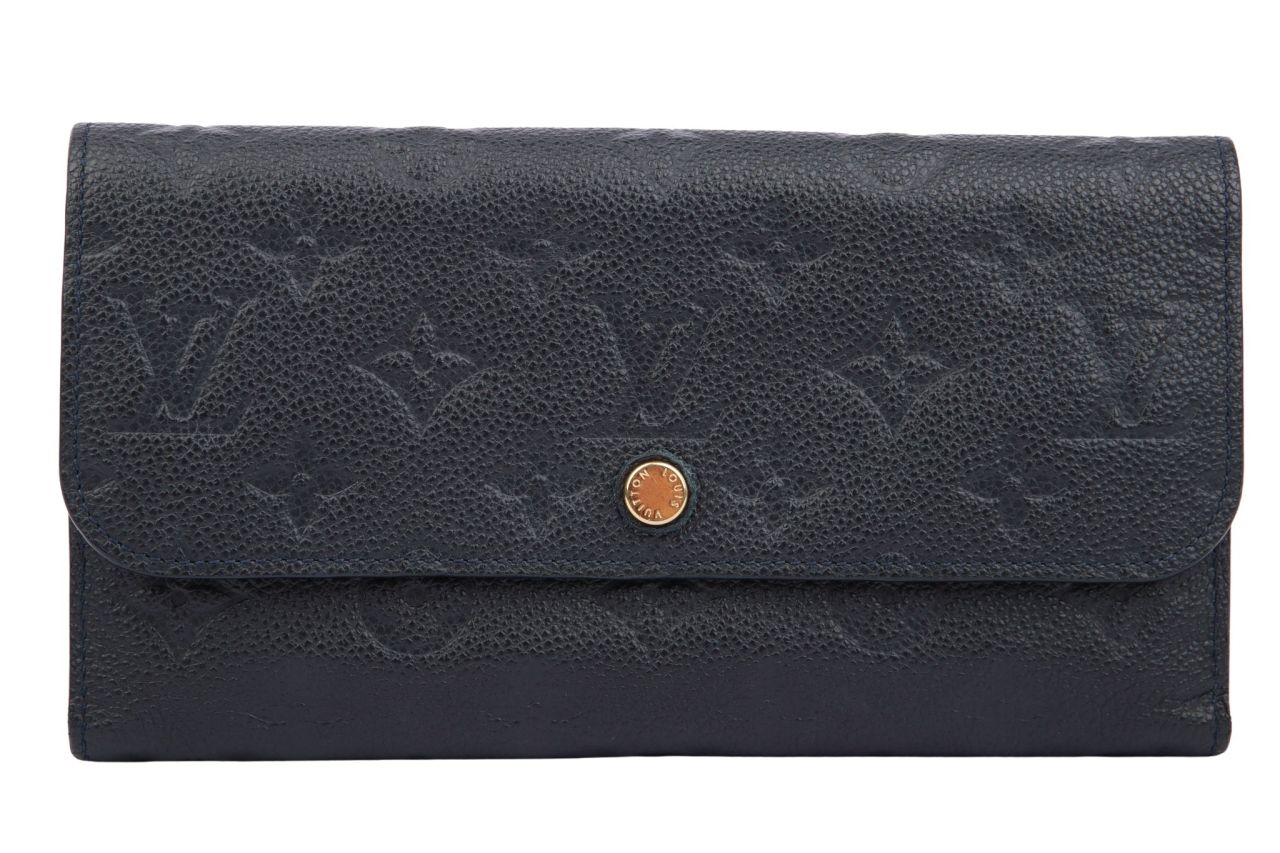 Louis Vuitton Emilie Geldbörse Monogram Empreinte Schwarz