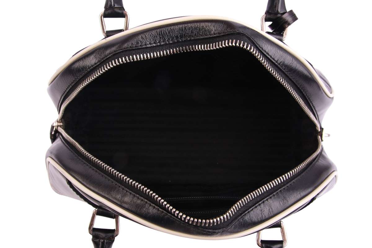 バッグ PRADA SPORT SUEDE BOWLING BAG 4VS206 Prada Bowling Bag Black | Luxussachen.com