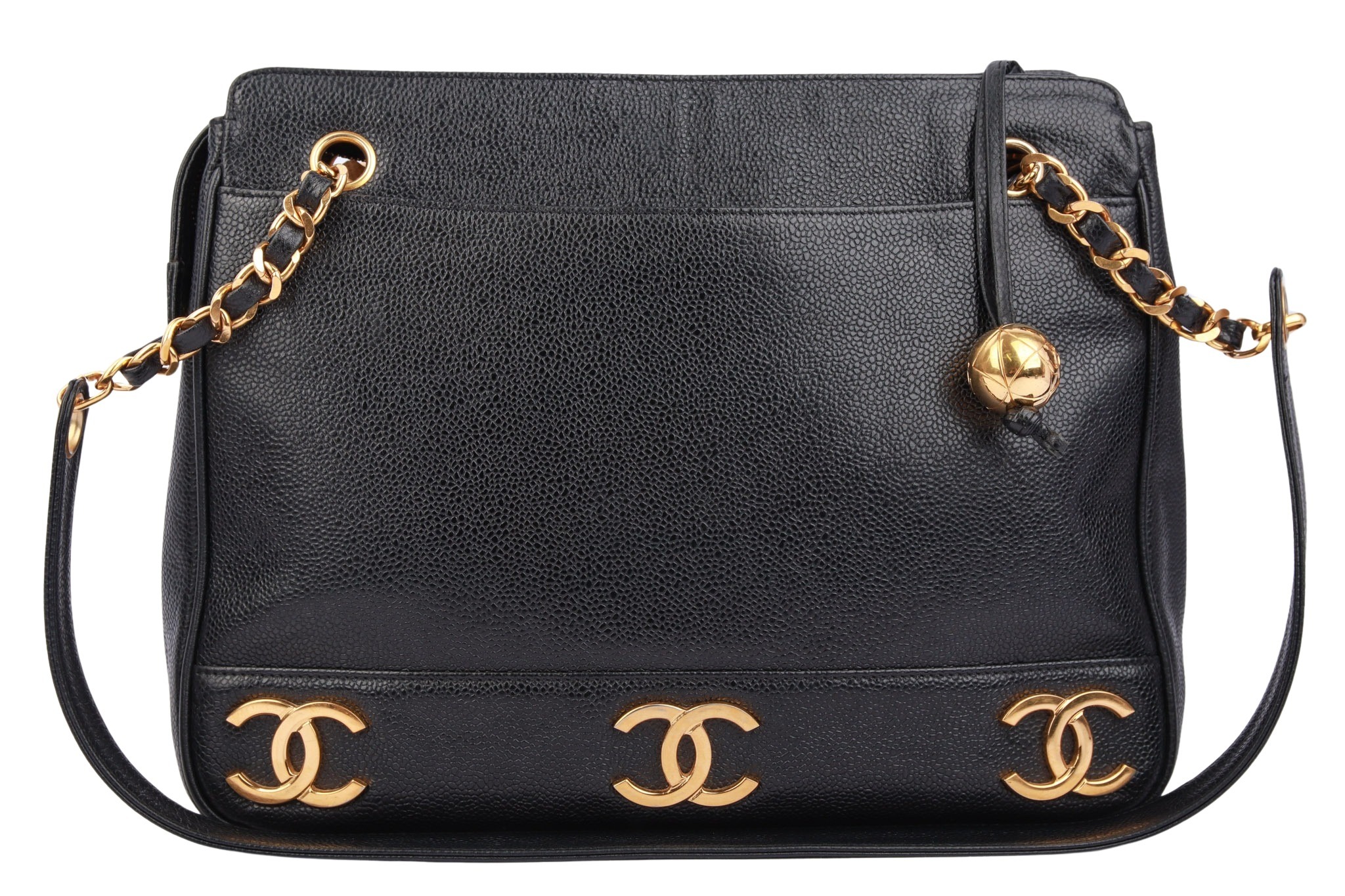 Chanel Triple Coco Mask CC Shopper Schwarz