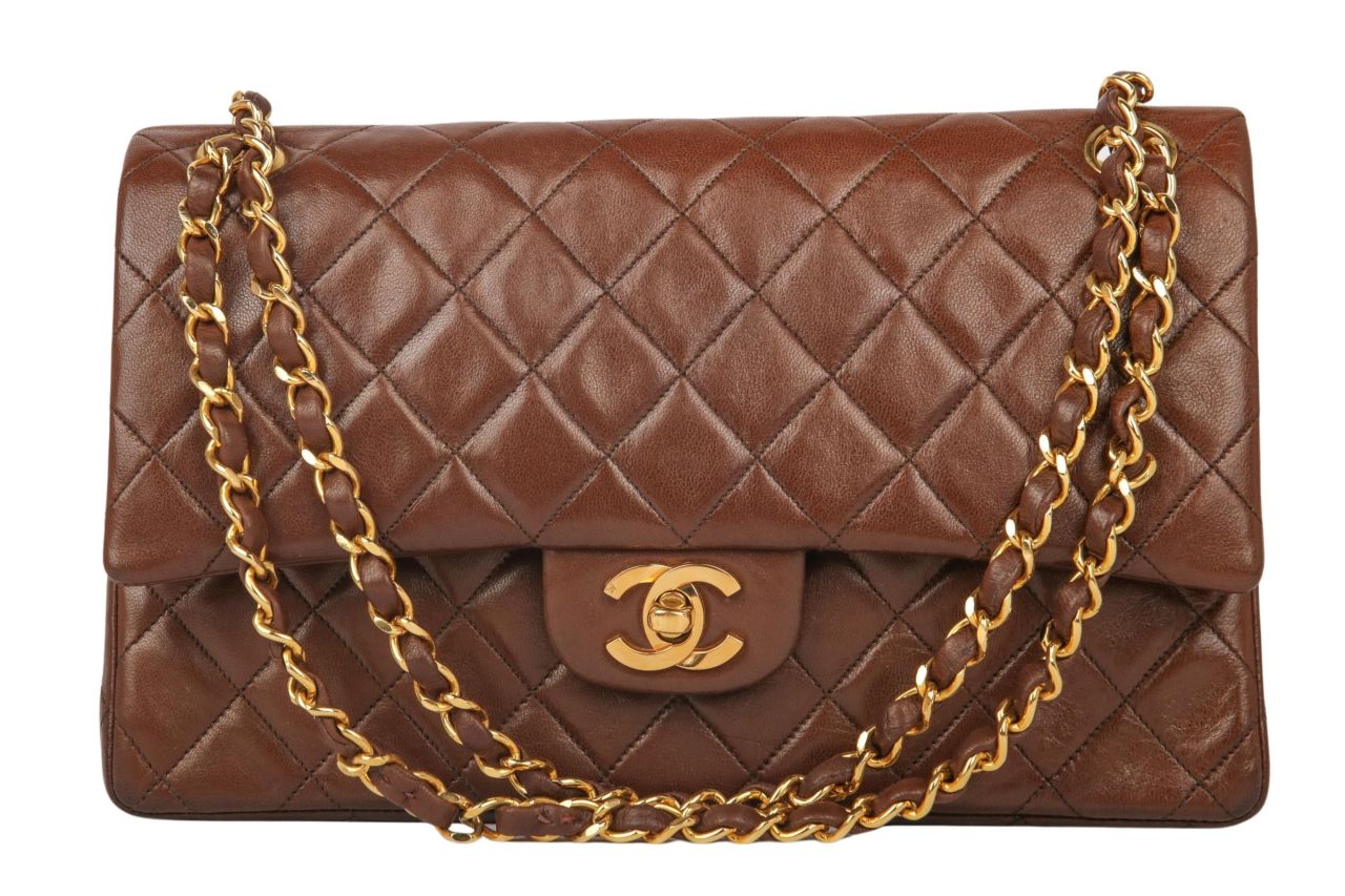 Chanel Classic Flap Bag Medium Braun