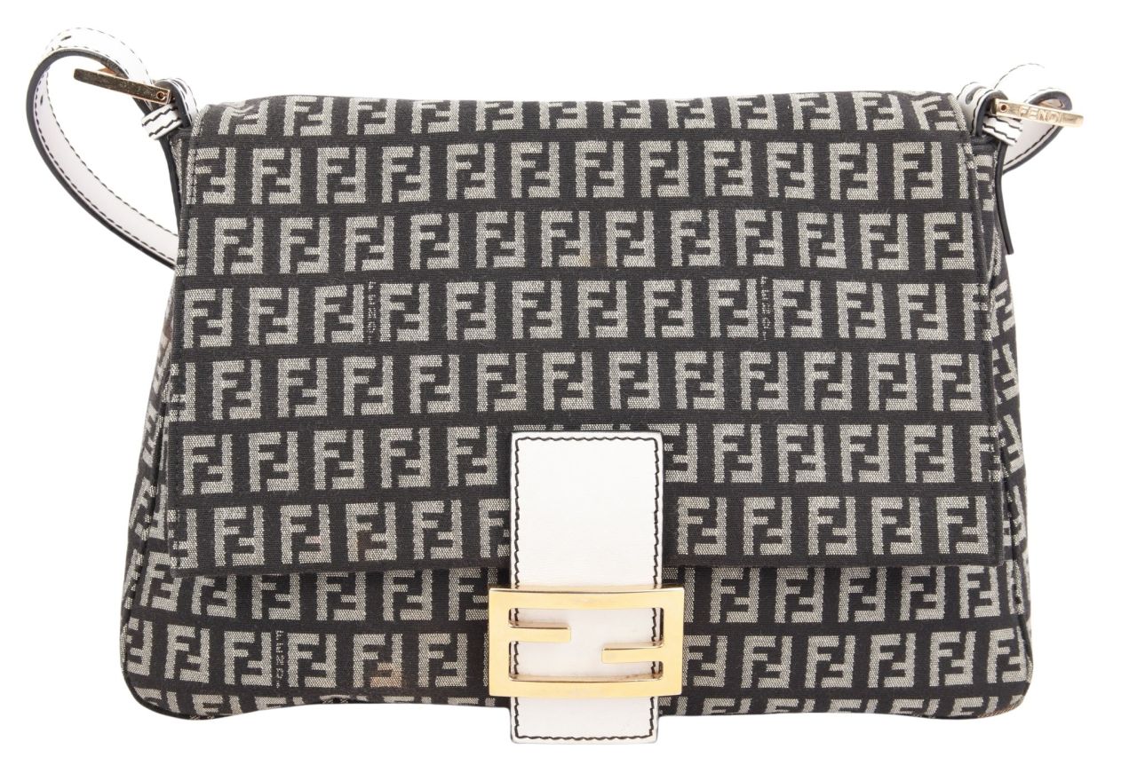 Fendi Zucchino Tube Messenger Bag