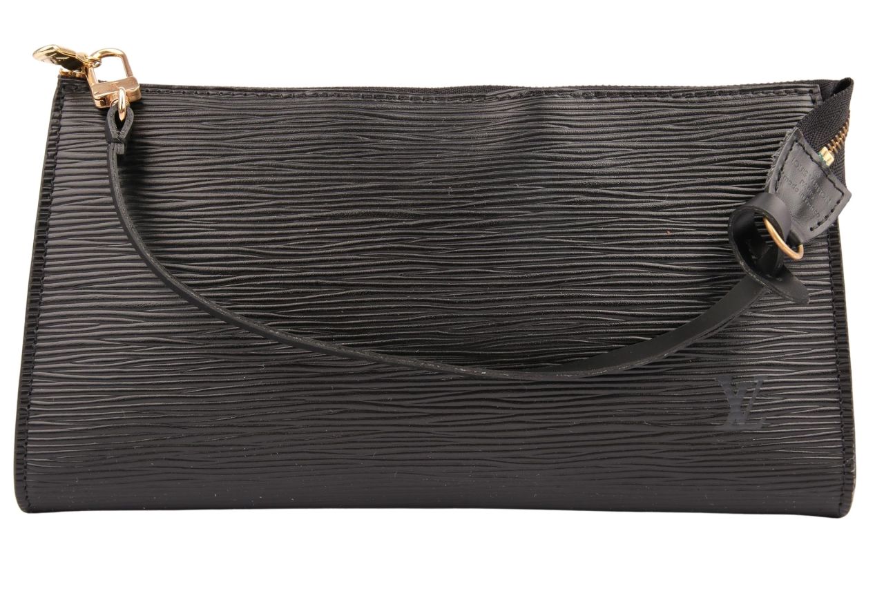 Louis Vuitton Pochette Epi Schwarz