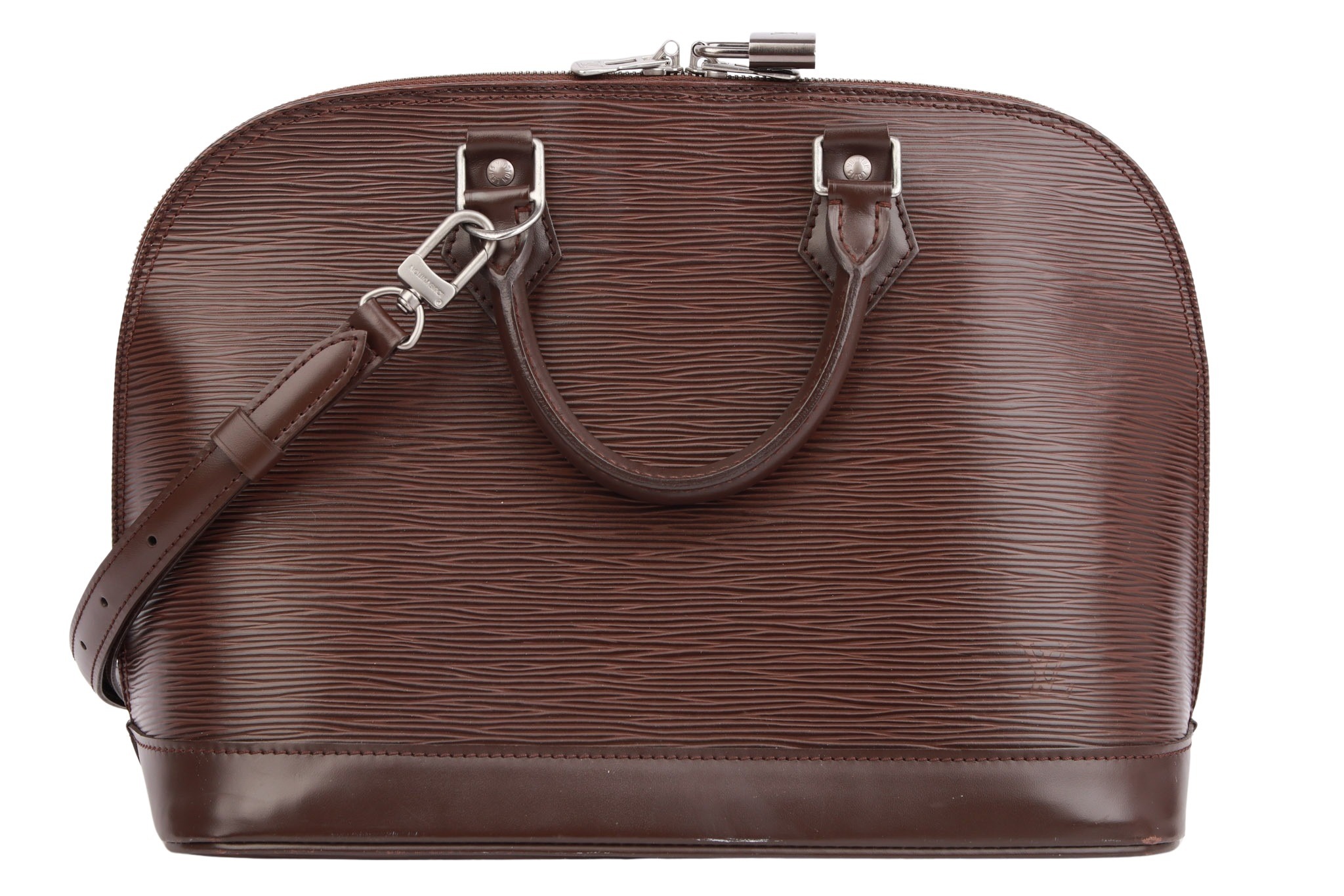 Louis Vuitton Alma Epi Leder Braun