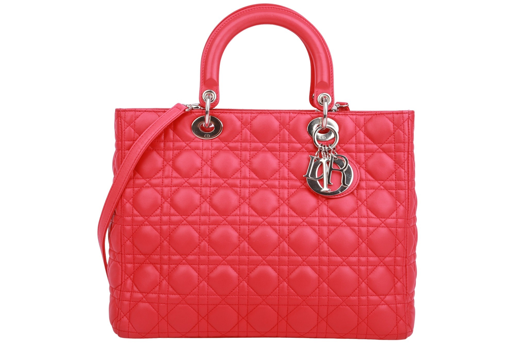 Dior Lady Dior Large Leder Pink