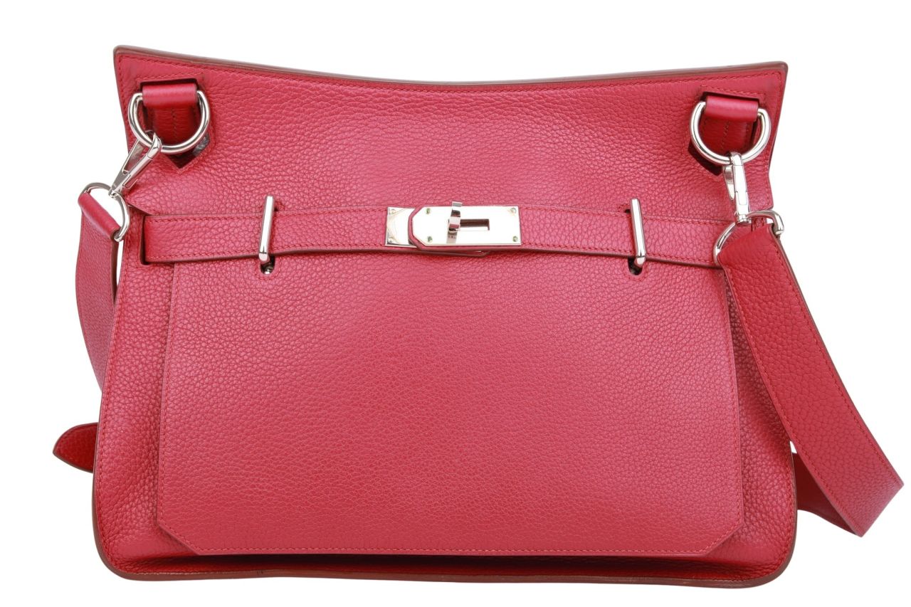 Hermès Jypsiere 34 Tosca Taurillon Clemence Leder