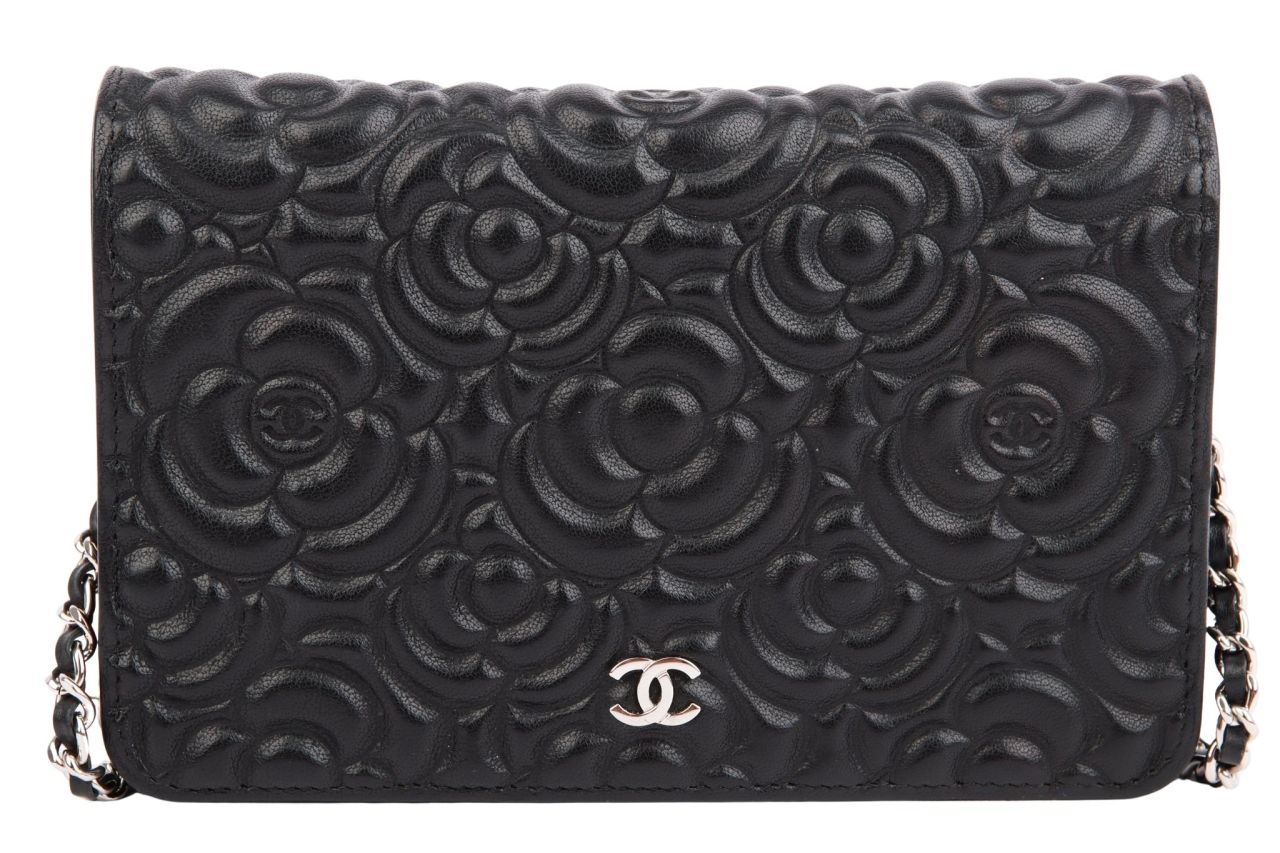 Chanel Camelia Wallet on Chain