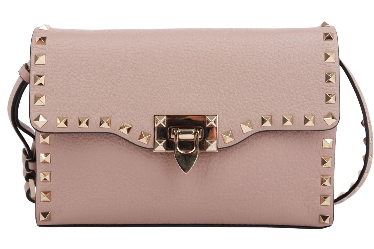 Valentino Garavani Rockstud Crossbody Bag Rosa