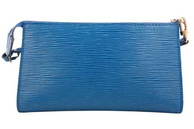 Louis Vuitton Pochette Epi Leder Blau | Luxussachen.com
