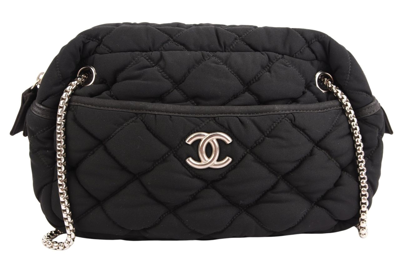 Chanel Bubble Quilt Bag Black