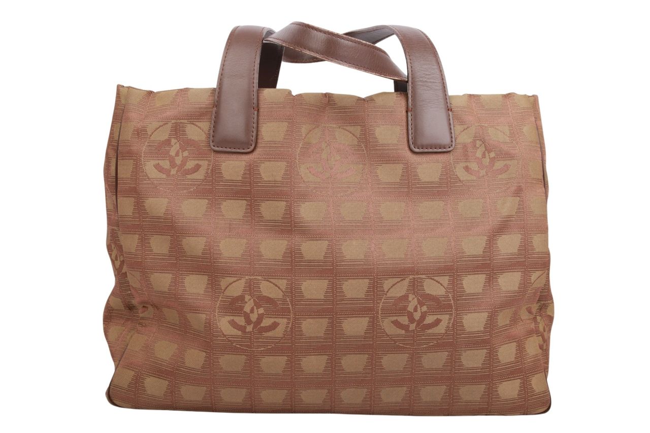 Chanel New Travel Line Shopper Khaki