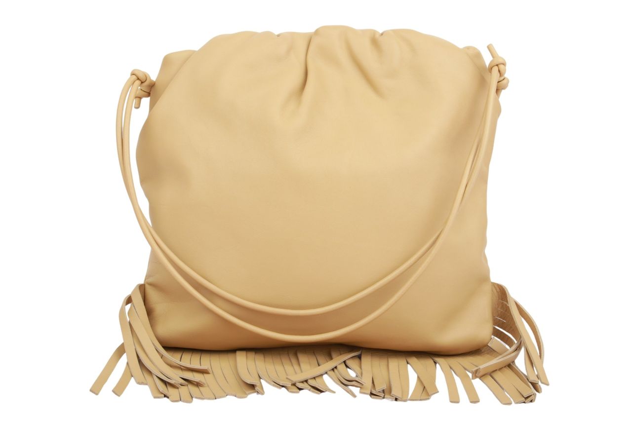 Bottega Veneta Fringe Pouch Vainille