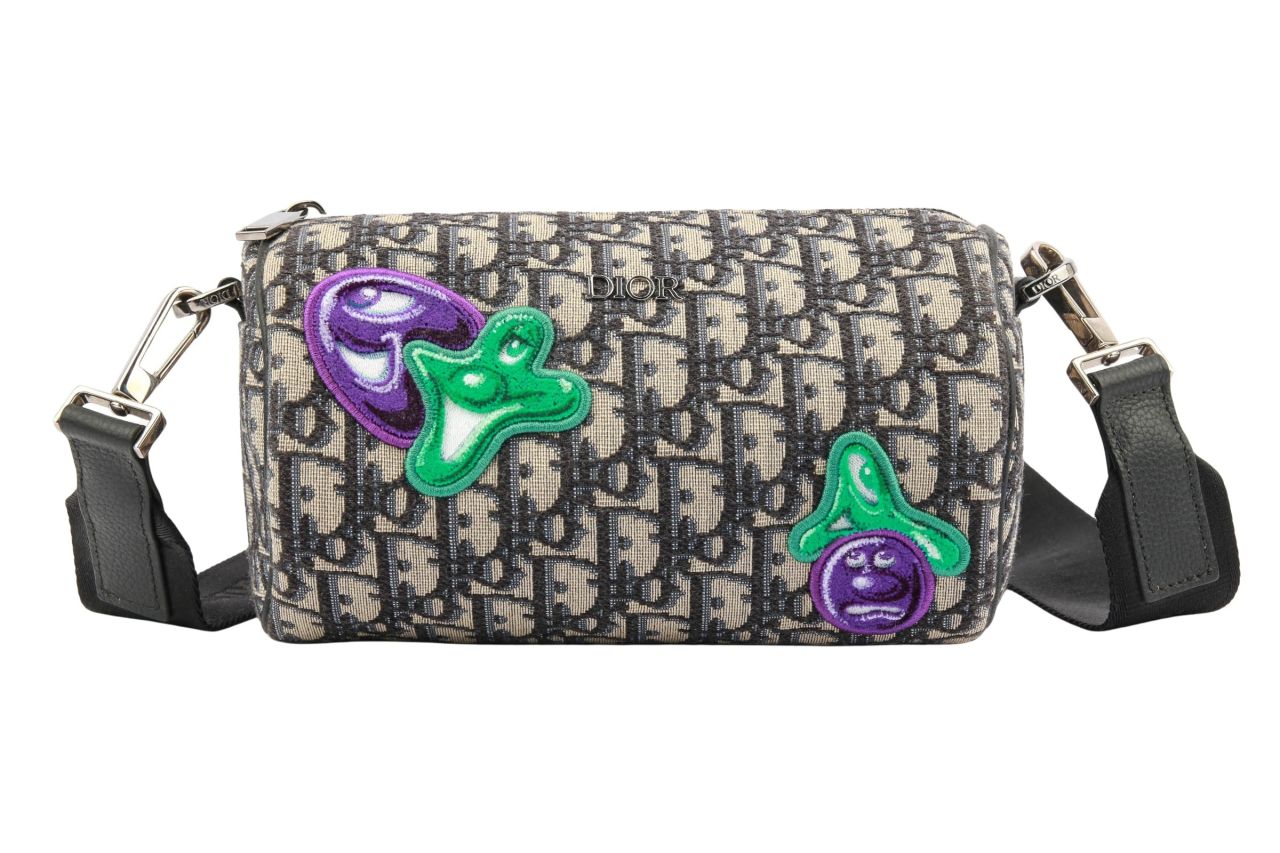 Dior x Kenny Scharf Messenger Bag Oblique Jacquard