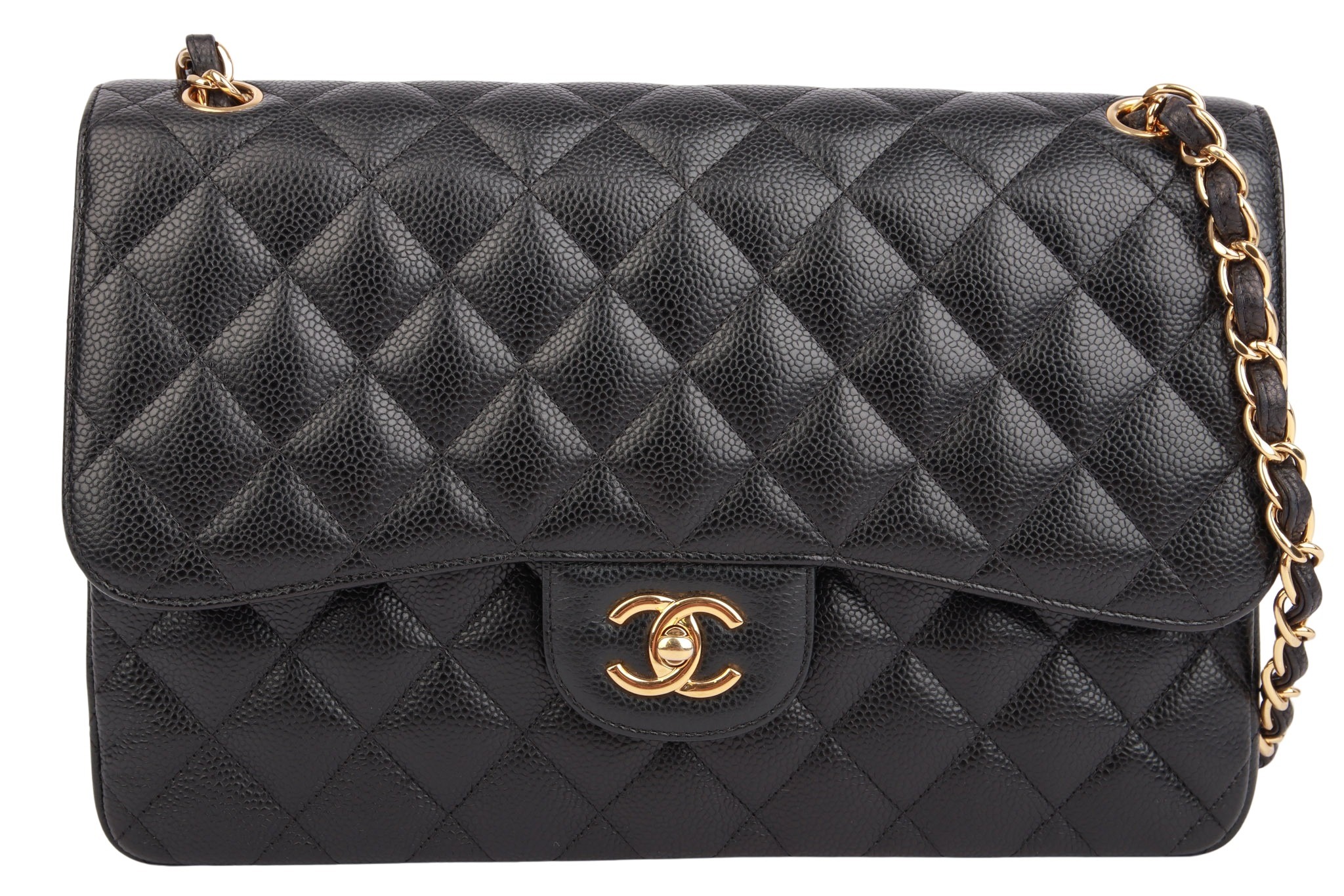 Chanel Timeless Maxi Flap Bag Kaviarleder Schwarz