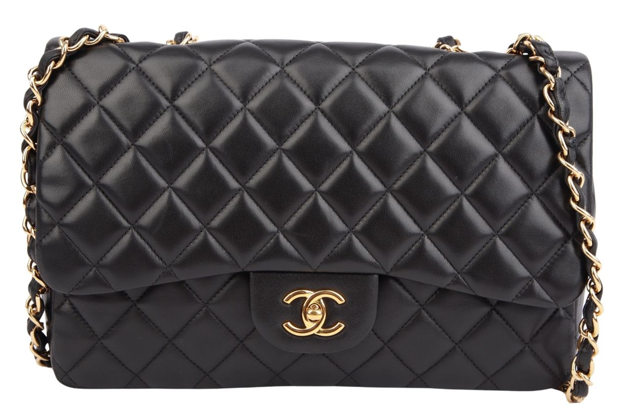 Chanel Timeless Jumbo Single Flap Bag Schwarz