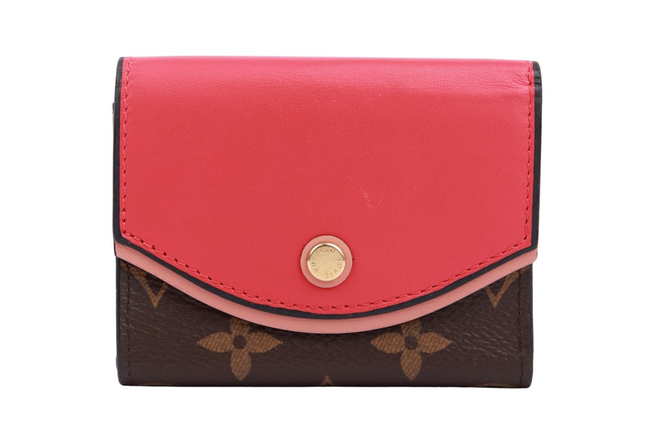Louis Vuitton Portemonnaie Monogram Canvas Rot