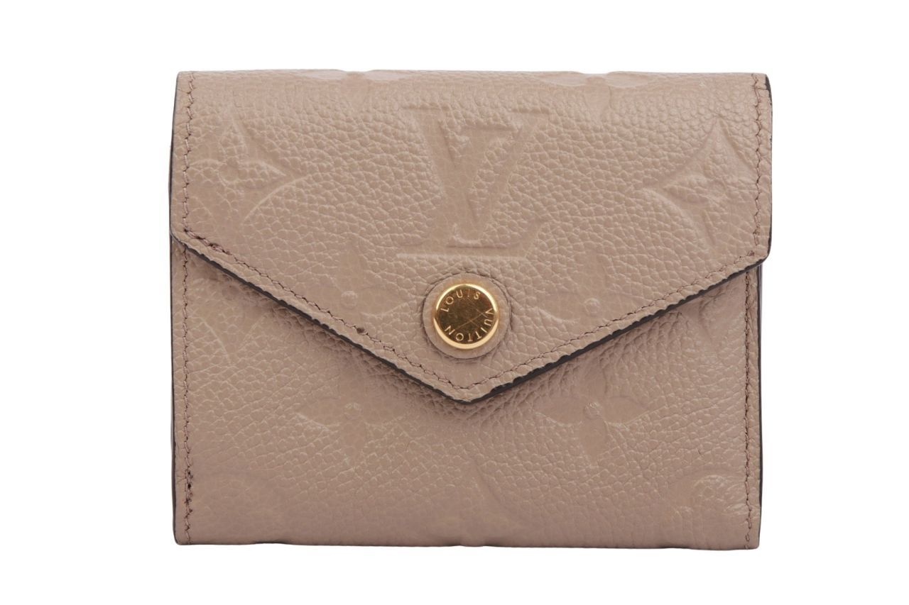 Louis Vuitton Zoe Geldbörse Empreinte Monogram Taupe